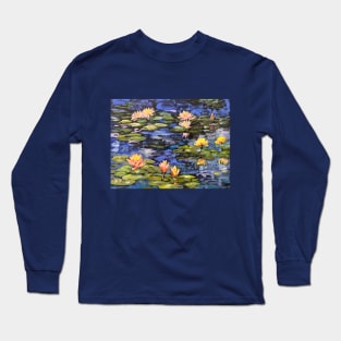 Water Lilies after Monet Long Sleeve T-Shirt